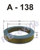 как выглядит rb-exide фильтр воздушный a138 на фото