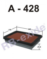 как выглядит rb-exide фильтр воздушный a428 на фото
