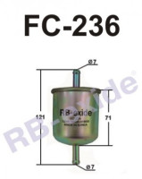 как выглядит rb-exide фильтр топливный fc236 на фото