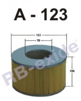 как выглядит rb-exide фильтр воздушный a123 на фото